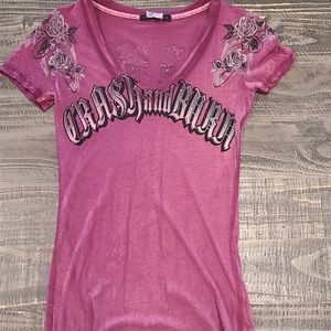 Crash and Burn tee shirt